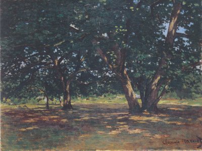 Forest of Fontainebleau by Claude Monet